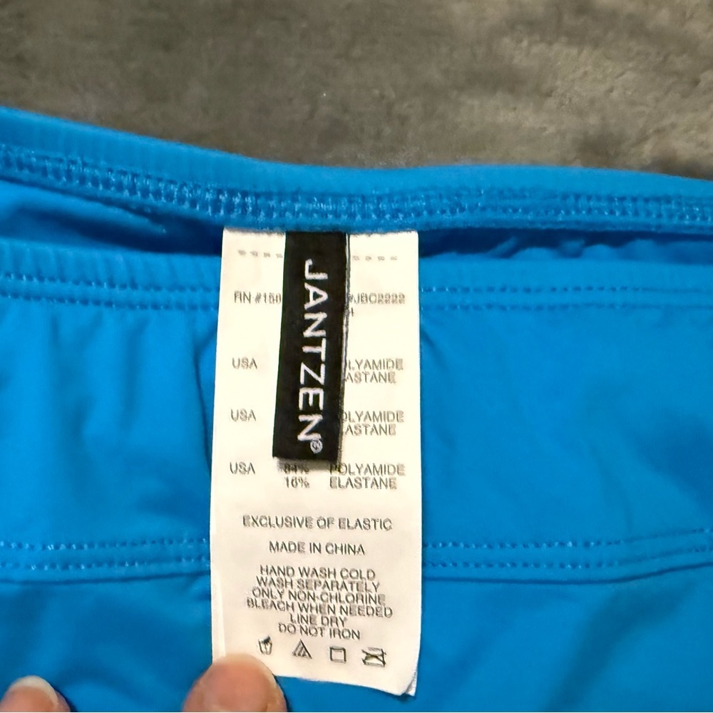 Jantzen Swim Skirt/Skorts Light Blue & Dark Blue, Bundle of 2 - Picture 6 of 13